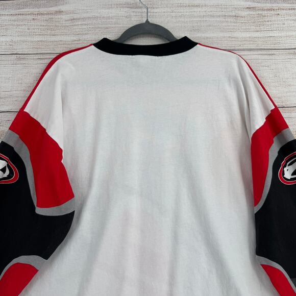 Vintage Answer Racing Long Sleeve Motocross Jersey Mens XXL White Black Red - Picture 4 of 12